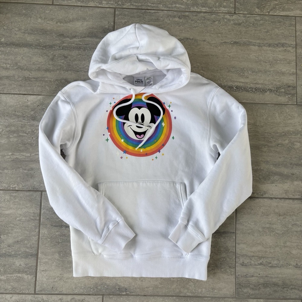 2023 Disney World Resort‎ Mickey Mouse Pride Collection Rainbow Hoodie S LGBT